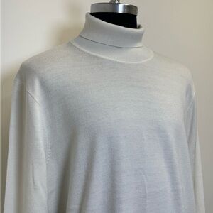 Prestige Men's Off White Turtleneck